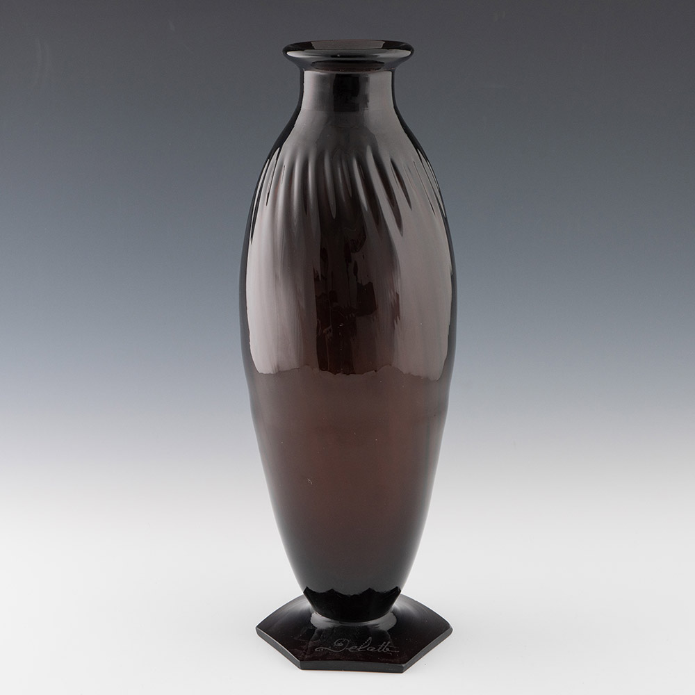 Andre Delatte Amethyst Vase