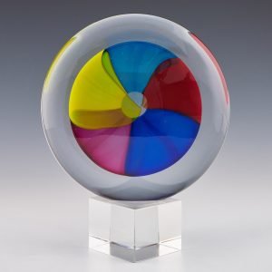 Large Formia Murano Glass Sculpture c1985