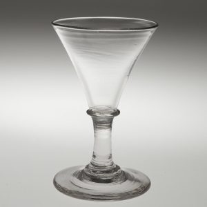 Georgian Gin Glass with Conical Bowl c1800