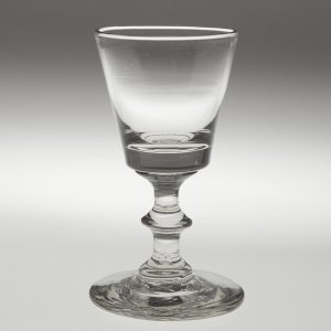 Georgian Gin Glass with Bucket Bowl c1820