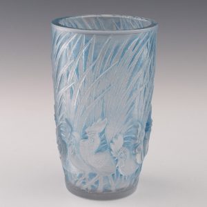 Rene Lalique Coqs et Plumes Vase Designed 1928