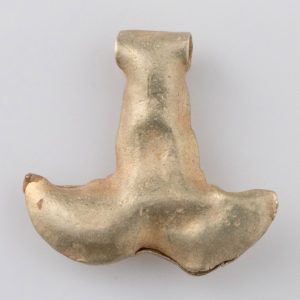 Viking Jewellery Gold Thor's Hammer Pendant 9th -11th C