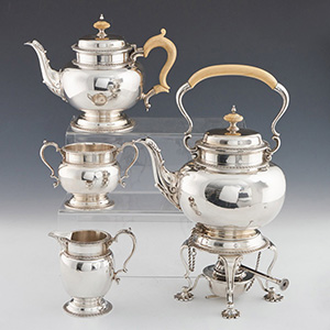 Silver Tea Sets Coffee Pots And Chocolate