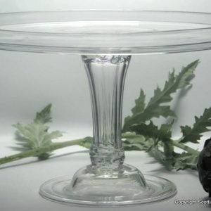 SOLD - Georgian Glass Tazza c1760
