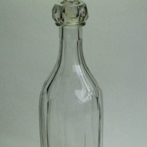 SOLD- Victorian Glass Mallet Decanter c1880