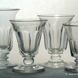 SOLD - FOUR Georgian Jelly Glasses c1810