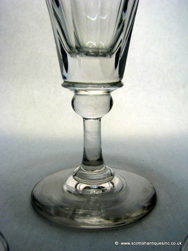 SOLD- Harlequin Set of Georgian Gin / Wine / Port Glasses c1800 - 1830 - Image 3