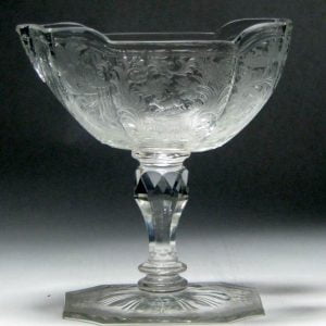 SOLD - Georgian Silesian or Bohemian Sweetmeat Glass c1740