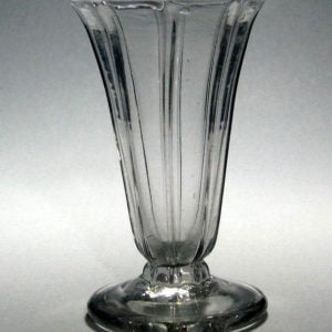 SOLD - Georgian Ribbed Jelly Glass c1760