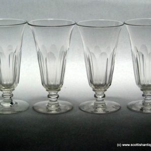 SOLD - Four Edwardian Jelly Glasses c1910 (EBAY)
