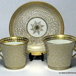 SOLD - Chamberlains Worcester Trio c1808