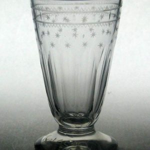 SOLD - Regency Engraved Jelly Glass c1820