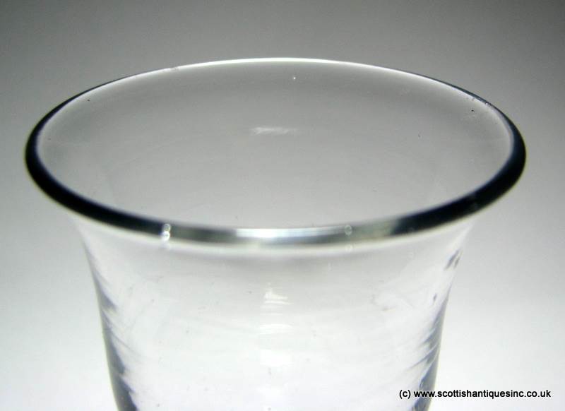 SOLD - Georgian Opaque Twist Wine glass c1760 - Image 5