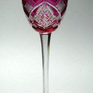 SOLD - Val St Lambert Hock Glass c1950