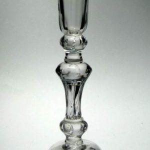 Victorian Glass Candlestick c1875
