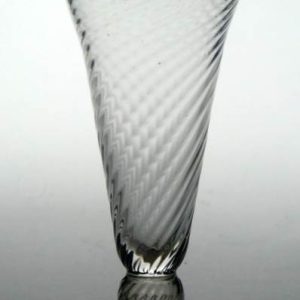 SOLD - Georgian Wrythen Jelly Glass c1780