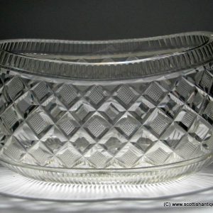 SOLD - Large Irish Glass Bowl c1825