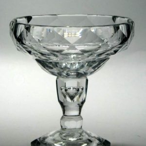 SOLD - Georgian Facet Cut Sweetmeat Glass c1820