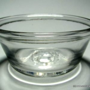 SOLD - Georgian Glass Patty Pan c1740