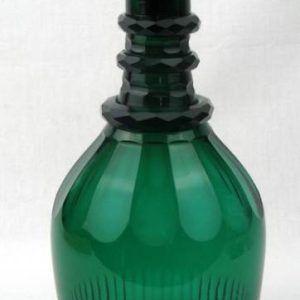 SOLD - Large Georgian Green Glass Decanter c1825