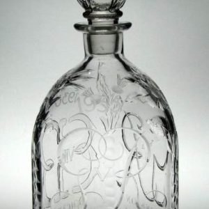 SOLD - Jubilee, Abdication and Coronation Decanter c1937