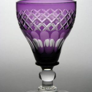 SOLD - Amethyst Glass Rummer c1950
