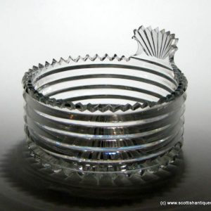 SOLD - Georgian Irish Cut Glass Piggin c1820