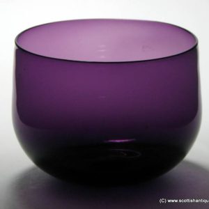 SOLD - Amethyst Glass Finger Bowl c1820