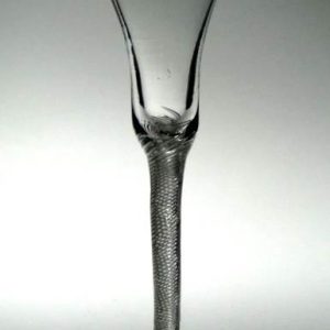 SOLD - Tall 18th Century Air Twist Wine Glass A/F