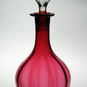 SOLD - Victorian Cranberry Decanter c1880