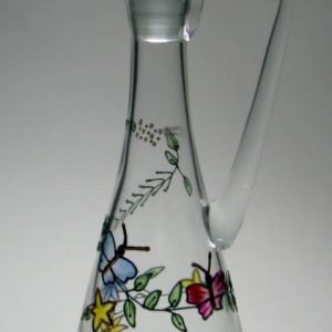 SOLD - Paul Nagel Enamelled Exklusiv Design Claret Jug