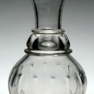 SOLD - Georgian Glass Double Gill Noggin c1810