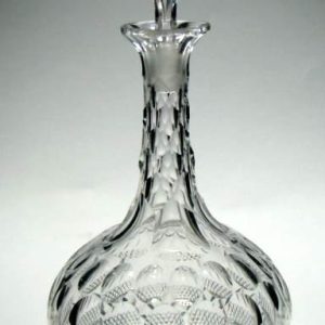 SOLD - Victorian Shaft and Globe Decanter c1880