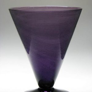 SOLD - John Walsh Amethyst Glass Vase c1930