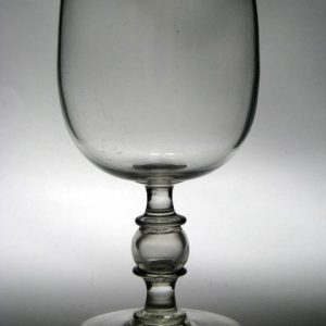 SOLD - Large Victorian Coin Goblet or Serving Rummer c1865