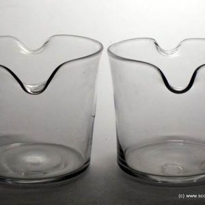 Pair Georgian Glass Wine Rinsers c1820