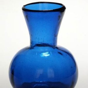 SOLD - Victorian Blue Glass Whisky Measure c1860
