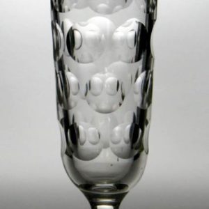 SOLD - 19th Century Victorian Lens Cut Ale Glass