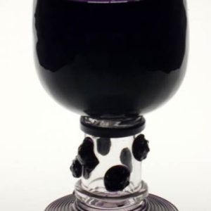 SOLD - Rare Amethyst WIne Glass c1820