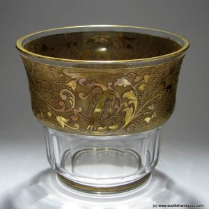 SOLD - Victorian Gilded Finger Bowl