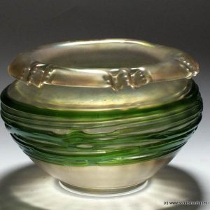 SOLD- Art Nouveau Iridescent Glass Vase