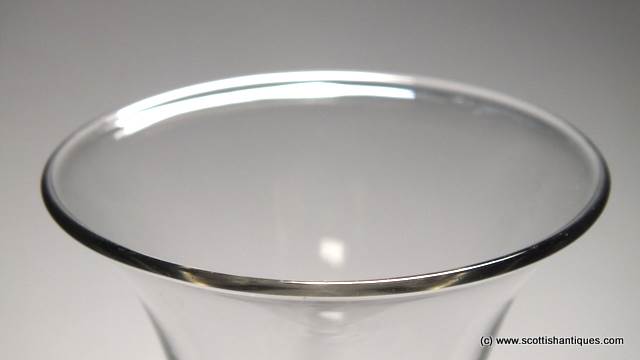 SOLD - Large Georgian Double Knop Opaque Twist Wine c1760 - Image 5