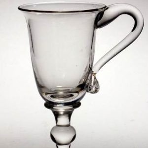 SOLD - Tall Georgian Glass Custard Cup c1810