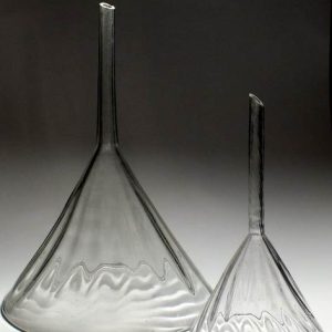 SOLD - Large Victorian Glass Wine Funnel c1850