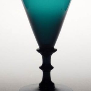 SOLD - Georgian Green Wine Glass c1820