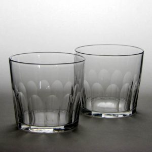 Six Georgian Slice Cut Finger Bowls c1830