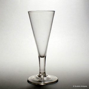 Georgian Plain Stem Ale Glass c1760