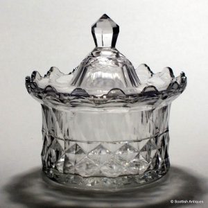Georgian Cut Glass Butter Cooler c1820
