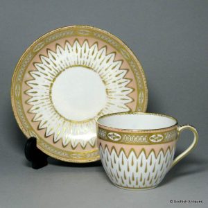 Derby Porcealin Tea Cup and Saucer c1790