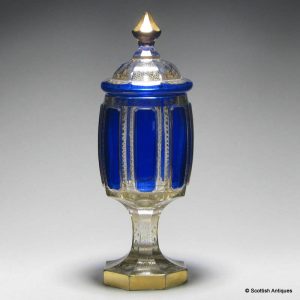 Egermann Gilded Lidded Goblet c1820